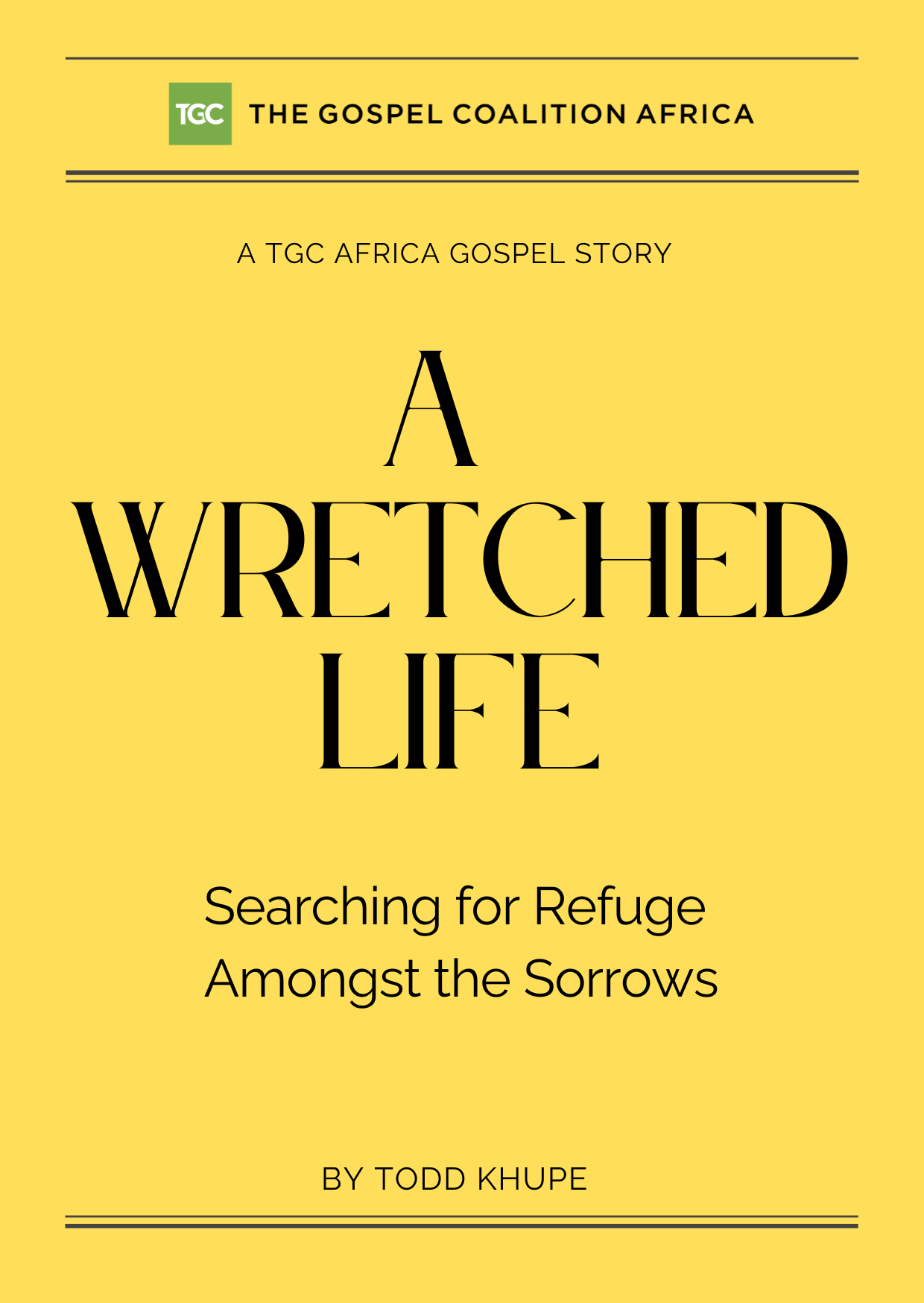 Digital Tract: Butjilo's story by Todd Khupe